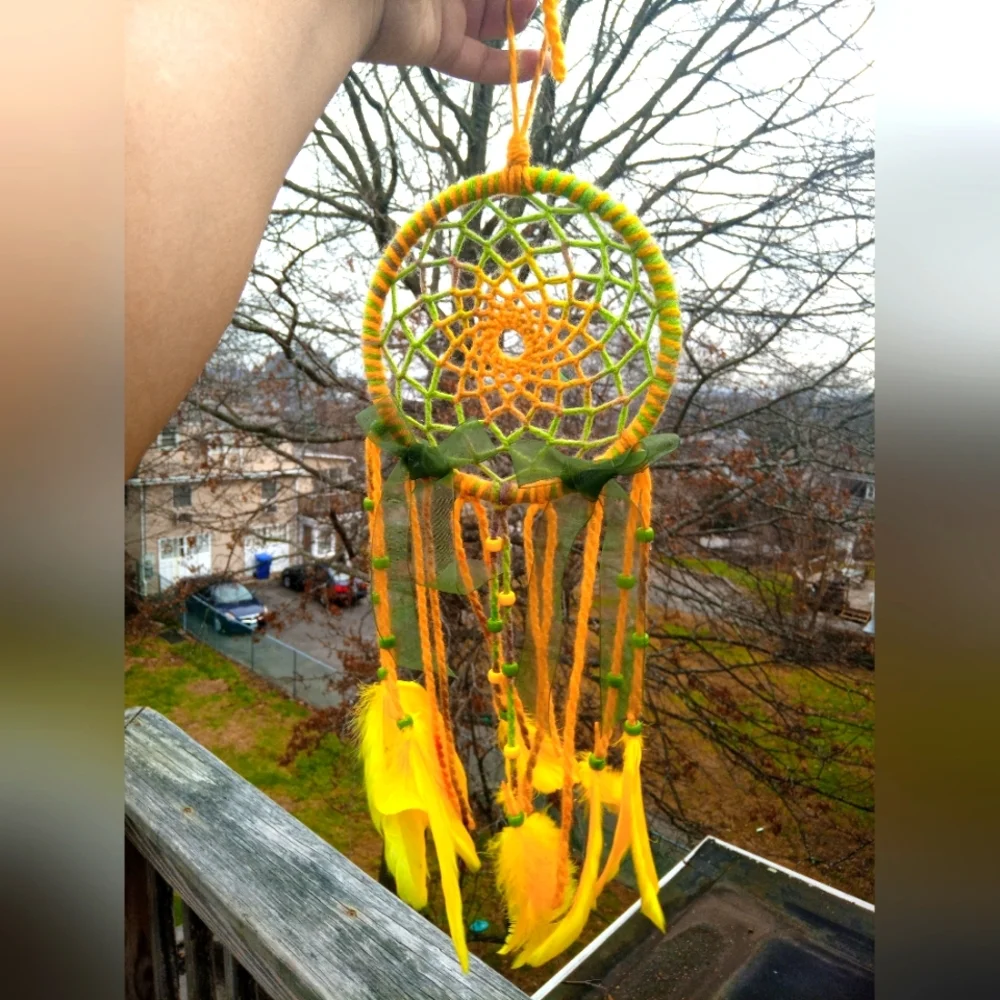 Cida's 💛 handmade dreamcatcher 💚 - Picture 6 of 15